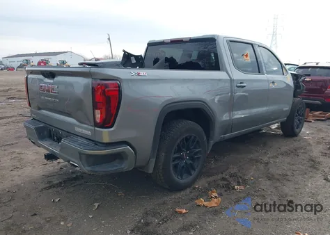 2025 GMC Sierra 1500 4Wd Short Box Elevation With 3Sb from USA, damaged, VIN 1GTUUCED2SZ107679
